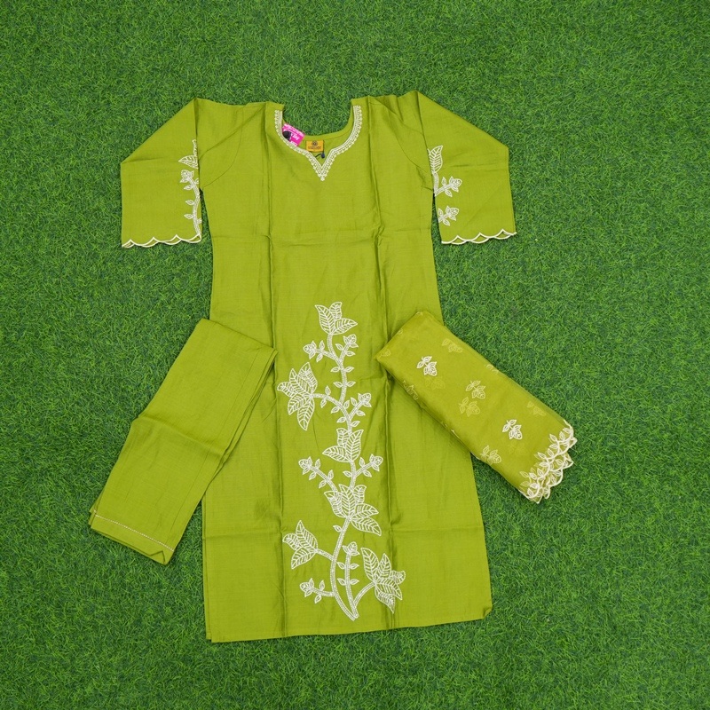 Parrot Green Colored Designer Dress | She Needs - The Saree World Parrot Green Colored Designer Dress | She Needs - The Saree World