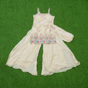 Cream Color Designer Sharara Set