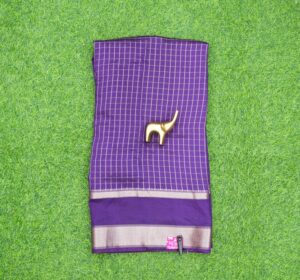 Violet Color Designer Fancy Saree