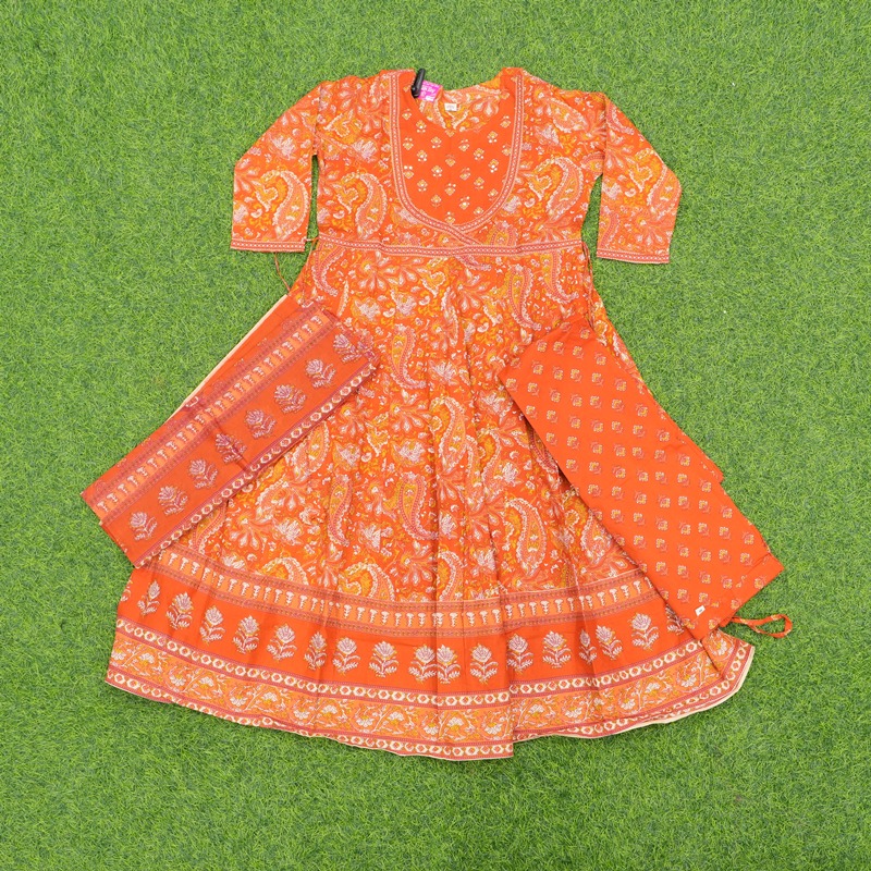 white christmas dresses Buy Purple Mal Cotton Stitched Anarkali Suit VSSS – vastradi.com main image 1