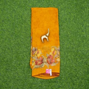 Yellow Color Daily Wear Saree