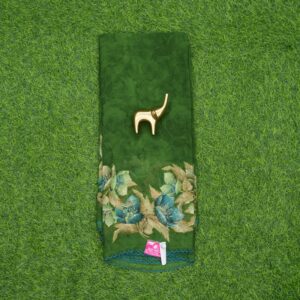 Green Color Daily Wear Saree