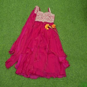 Rani Pink Color Designer Sharara Set