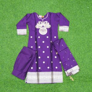 Voilet Color Designer Party Wear Dress