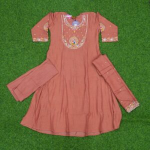 Pink Color Designer Party Wear Dress