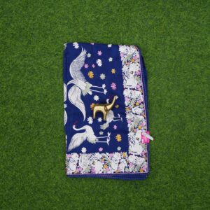 Navy Blue Color Designer Work Saree