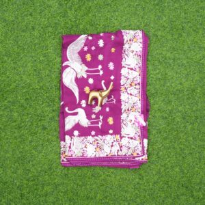 21 4060 dark purple colr Dark Purple Color Designer Work Saree