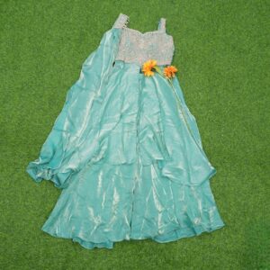 Green Color Designer Sharara Set