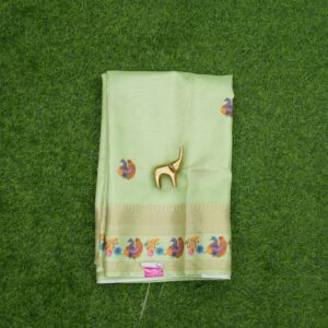 Methi Green Color Daily Wear Saree