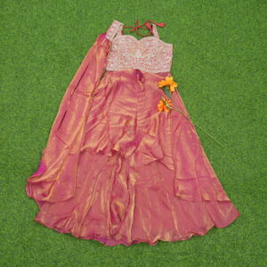 Onion pink Color Designer Sharara Set