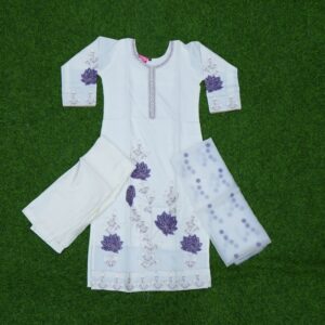 Lavender Color Designer Party Wear Dress