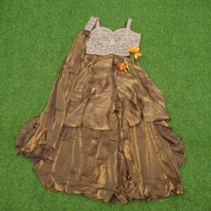Brown Color Designer Sharara Set
