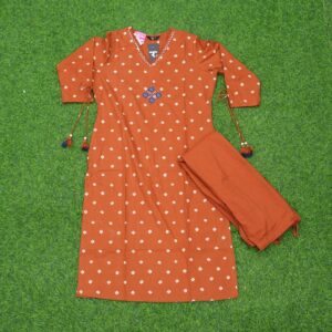 Orange Color Designer Dress