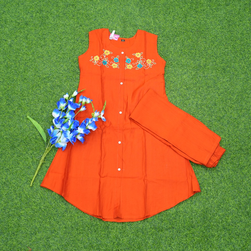 Orange Color Designer Dress
