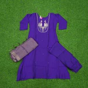 Purple Color Designer Party Wear Dress