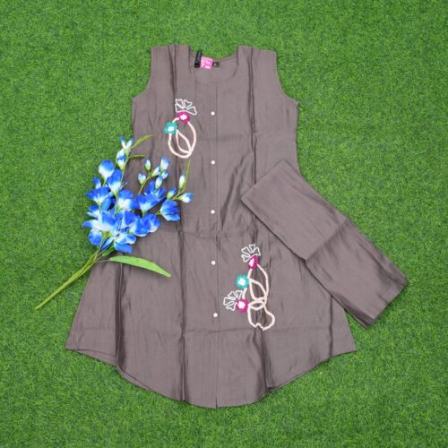 Grey Color Designer Dress