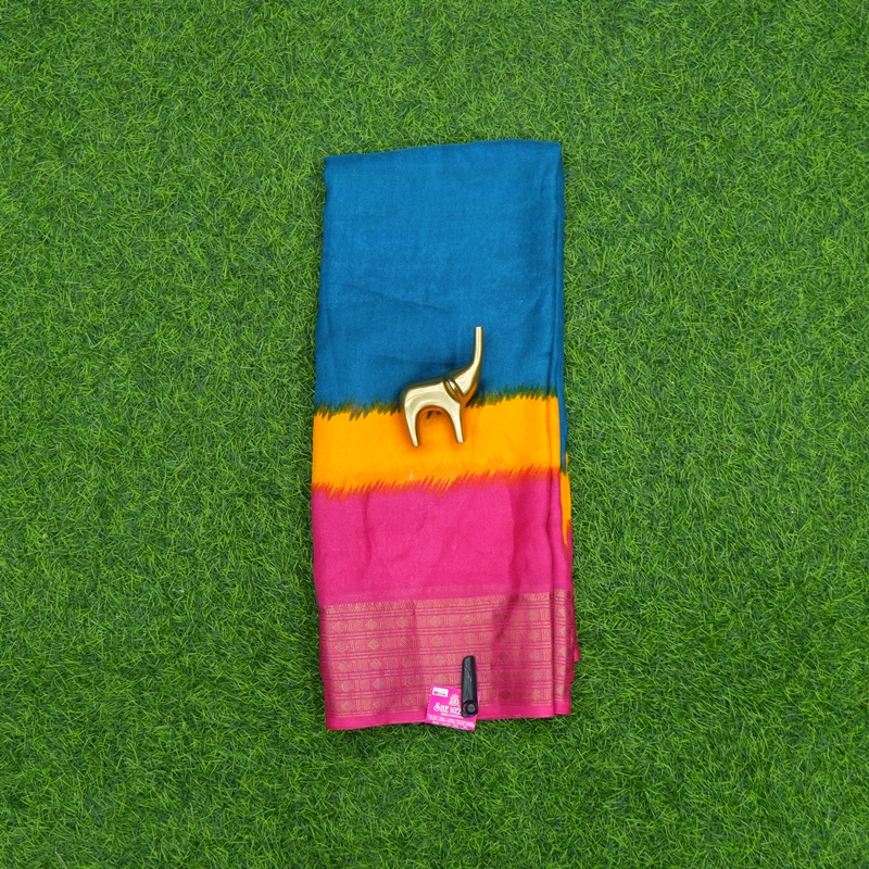 Blue Color Designer Daily Wear Saree