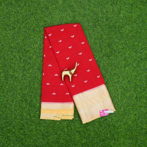 Red Color Designer Fancy Saree