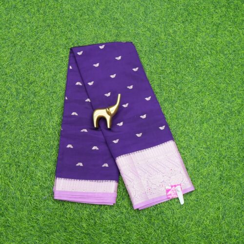 Purple Color Designer Fancy Saree