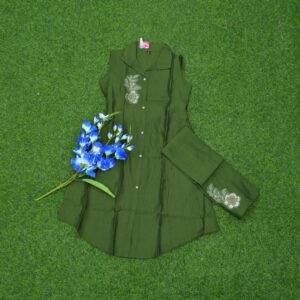 Green Color Designer Dress