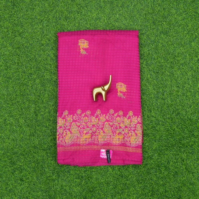 Pink Color Designer Daily Wear Saree