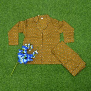 Mustard Yellow Color 2 Pc Designer Dress