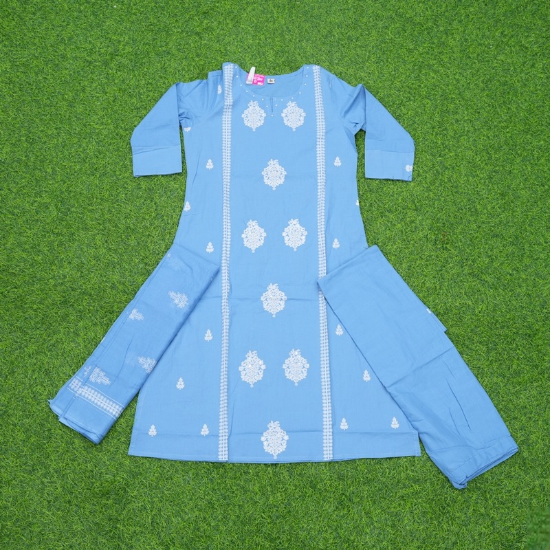 Sky Blue Color Designer Dress