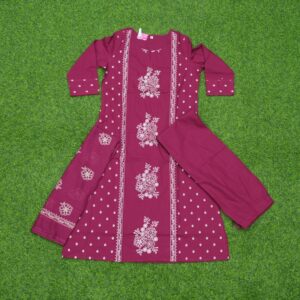 Reddish Pink Color Designer Dress