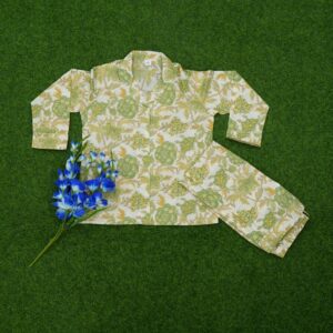 Green Color 2 Pc Designer Dress