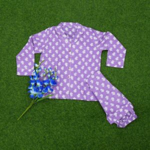 Lavender Color 2 Pc Designer Dress