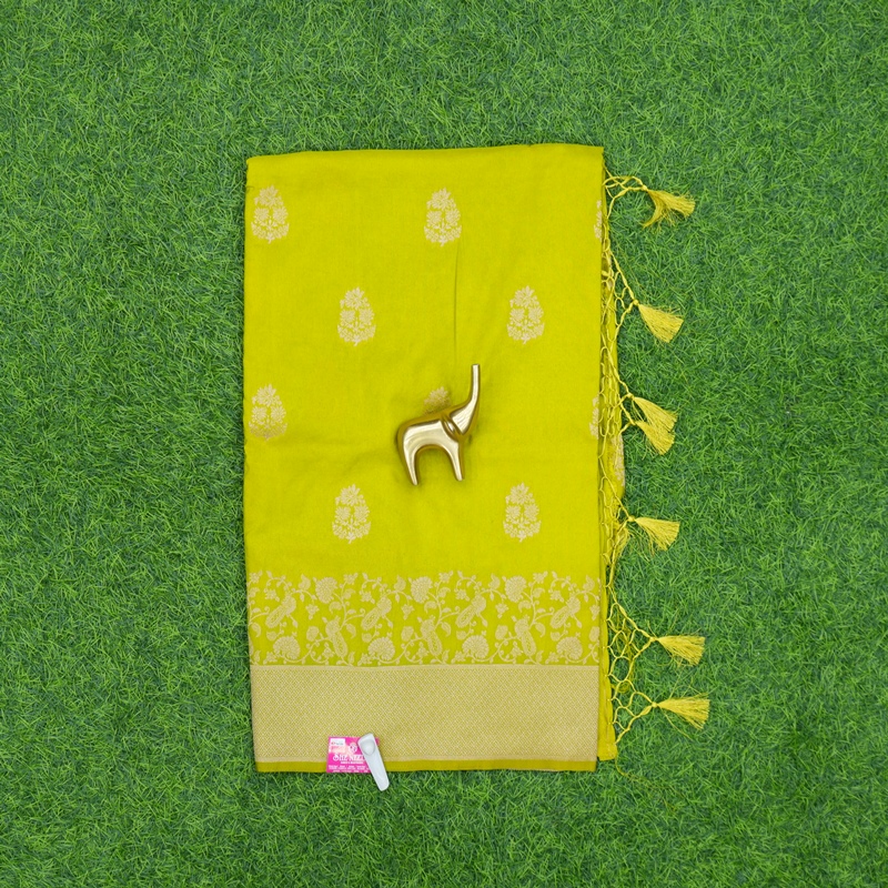 Green Color Designer Fancy Saree