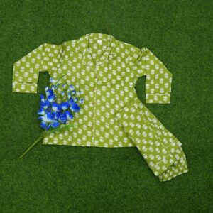 Green Color 2 Pc Designer Dress