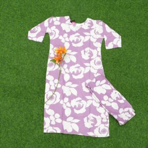 17 440 Lavender Color 2pc Designer Dress