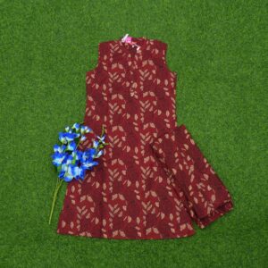 Maroon Color 2 Pc Designer Dress