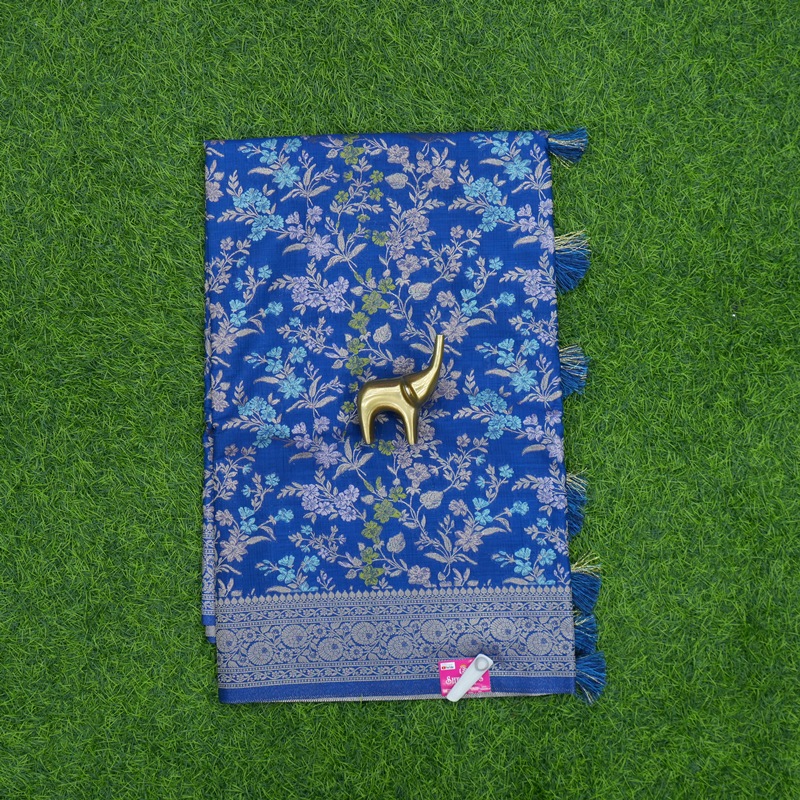 Blue Color Designer Fancy Saree