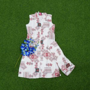 White Color 2 Pc Designer Dress