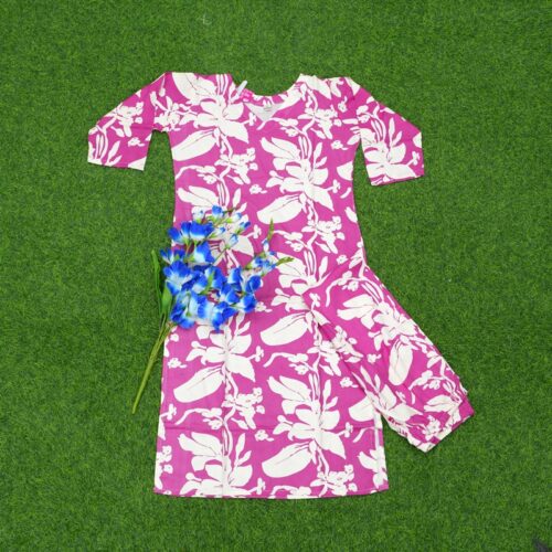 Pink Color 2pc Designer Dress