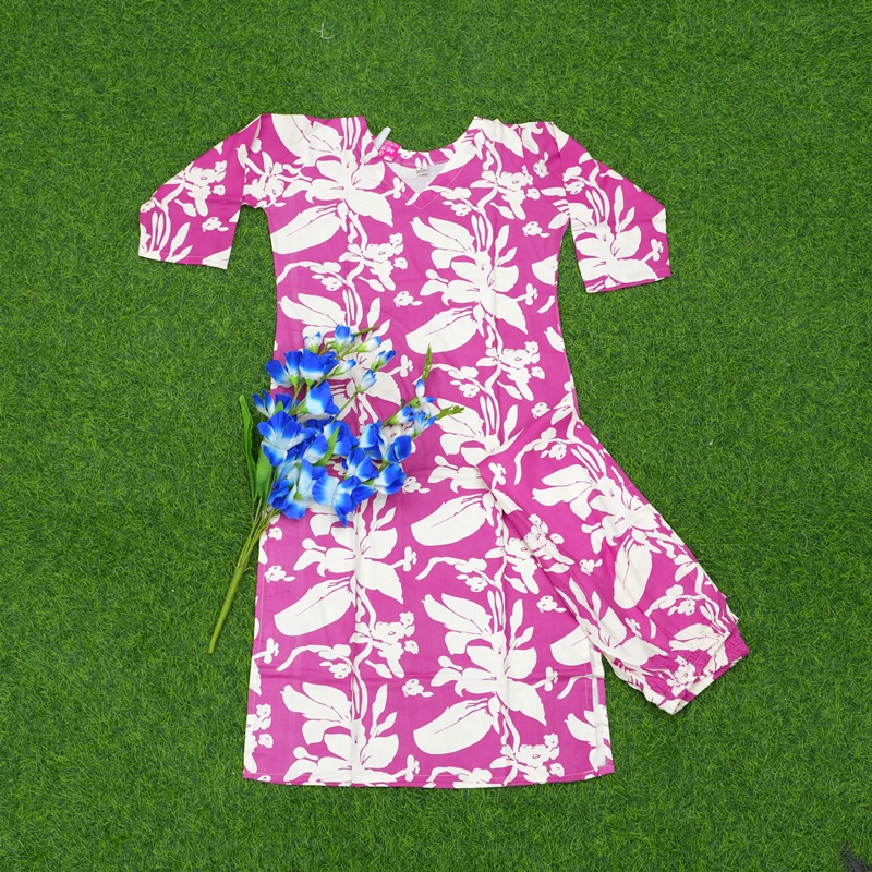 Pink Color 2pc Designer Dress