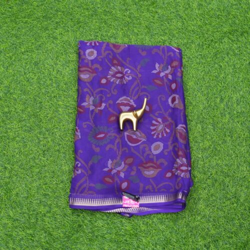 Violet Color Daily Wear Saree
