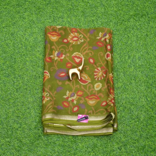 Green color Daily Wear Saree