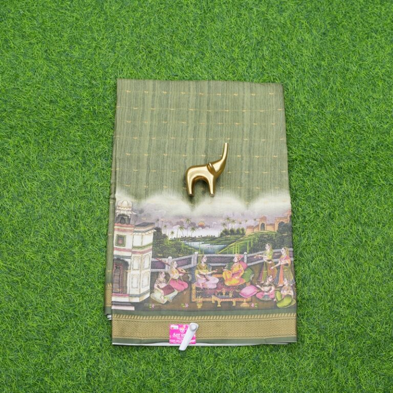 Green Designer Daily Wear Saree
