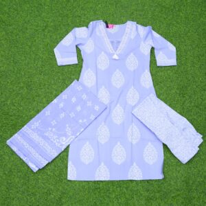 5 1350 Lavender Color Designer Dress