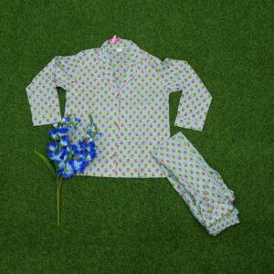 Light Blue Color 2 Pc Designer Dress