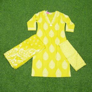 6 1350 Green Color Designer Dress