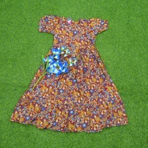 Maroon Color Floral Designer Long Frock