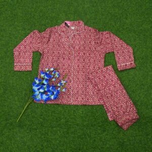 Maroon Color 2 Pc Designer Dress