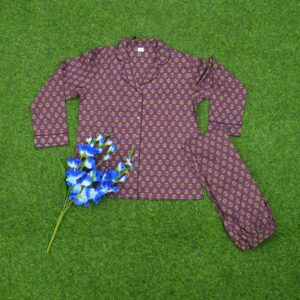 Burgundy Color 2 Pc Designer Dress