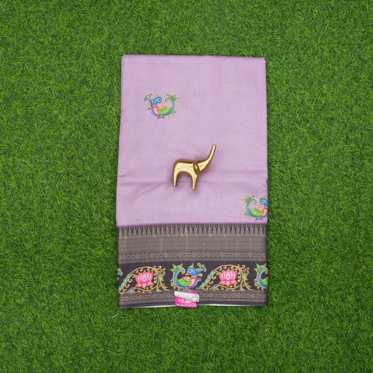 Lavender Color Daily Wear Saree