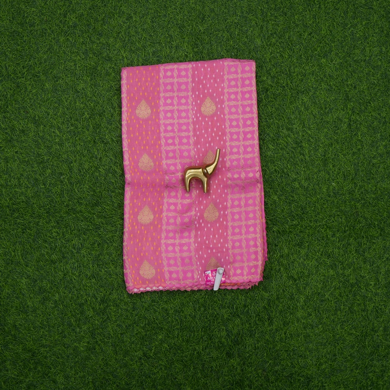 Pink Color Georgette Banarasi Designer Fancy Saree