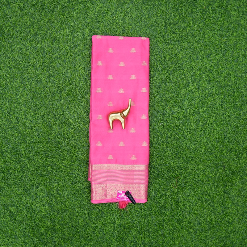 Light Pink Color Traditional Butta Motifs Banarasi Fancy Saree